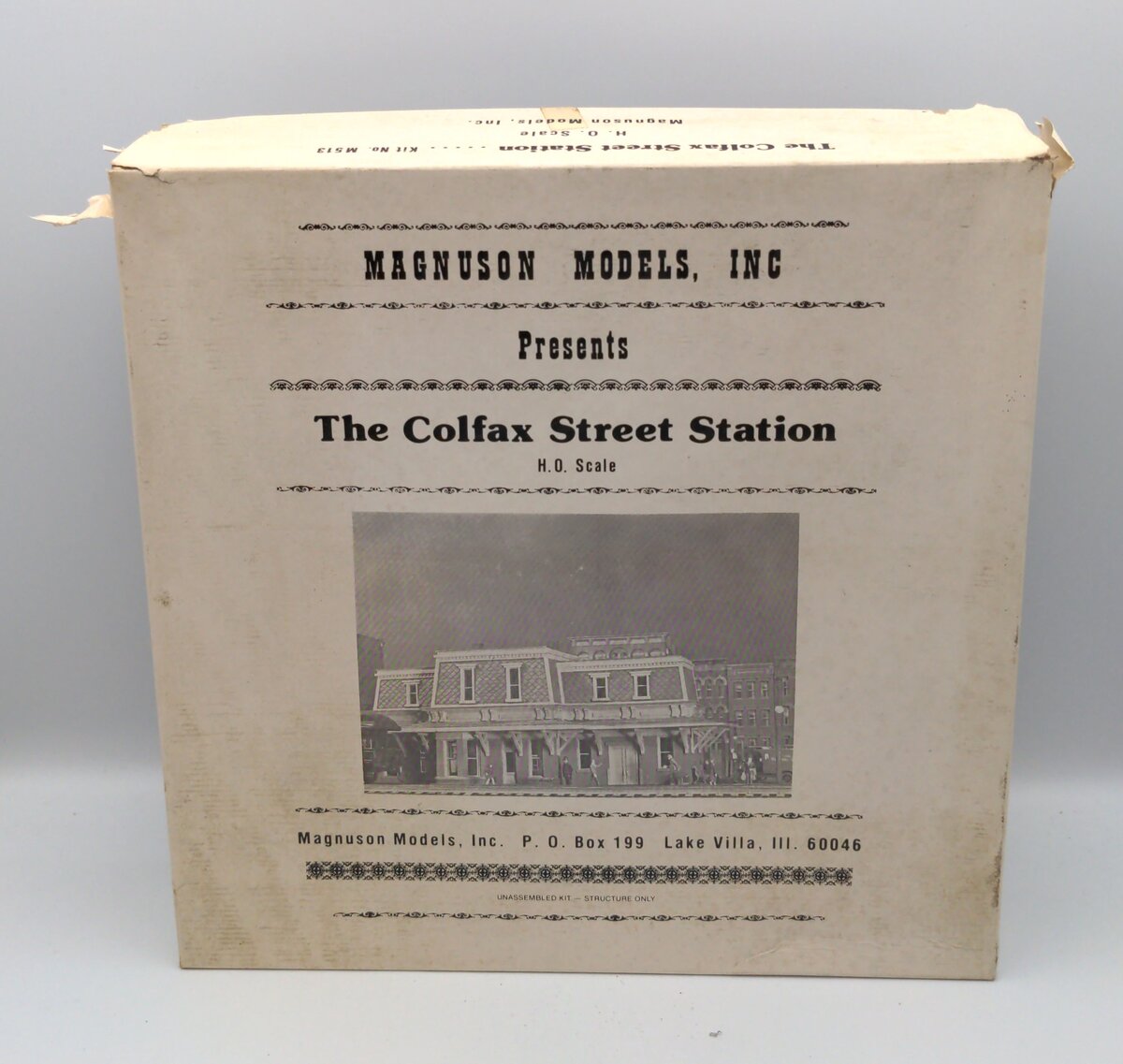Magnuson Models M513 HO Scale The Colfax Street Station Building Kit