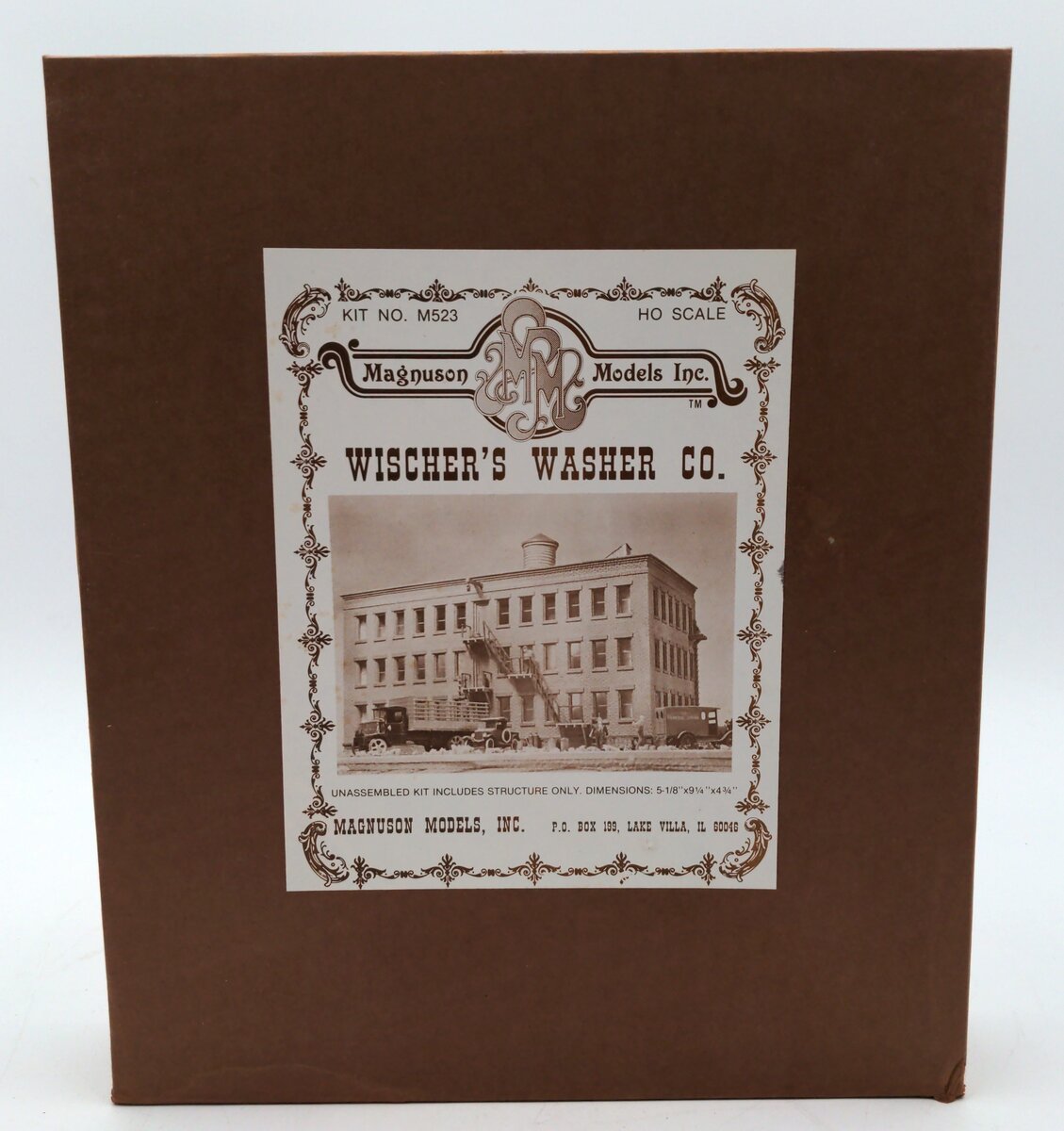 Magnuson Models M523 HO Scale Wischer's Washer Co. Building Kit