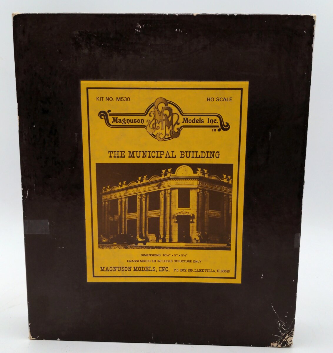 Magnuson Models M530 HO Scale The Municipal Building, Building Kit