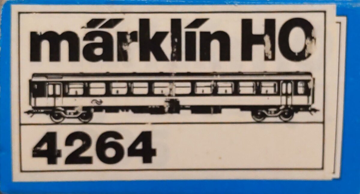 Marklin 4264 HO Scale 1st Class IRC NS Passenger Car Road #: 50 84 10-70 563-8