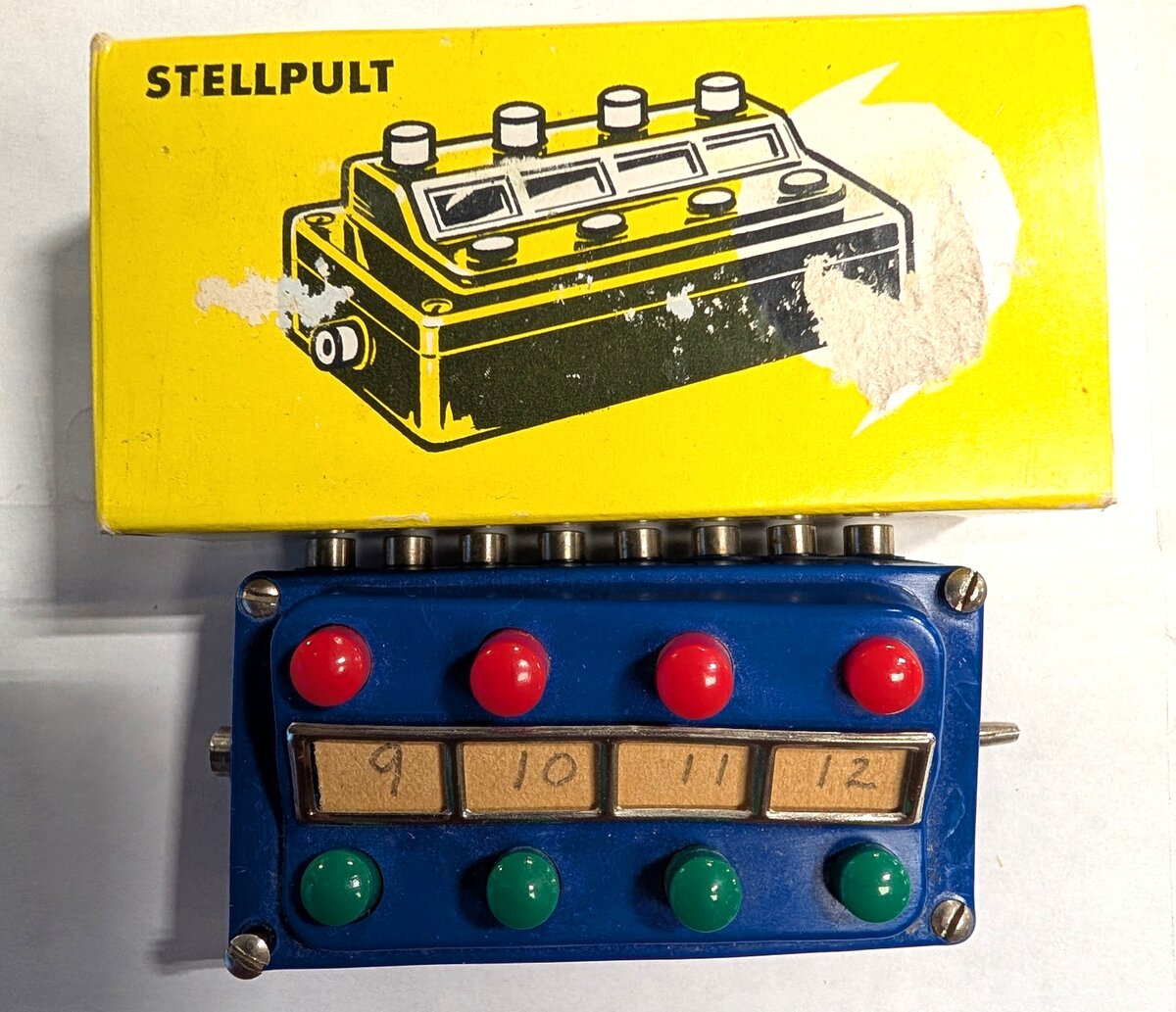 Marklin 7072 HO Scale 4-Switch Control Panel