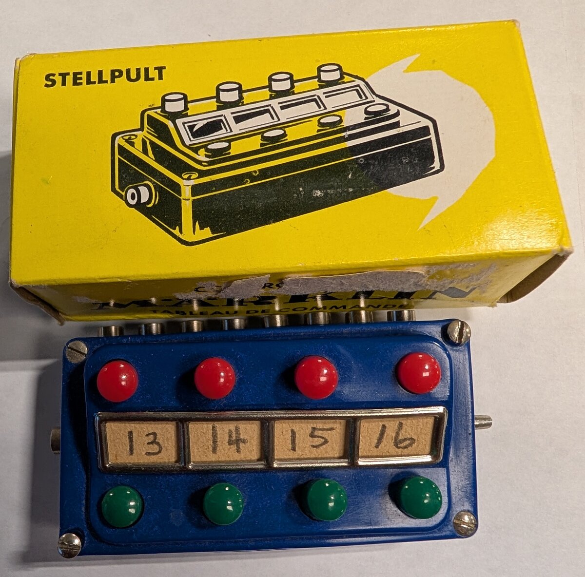Marklin 7072 HO Scale 4-Switch Control Panel