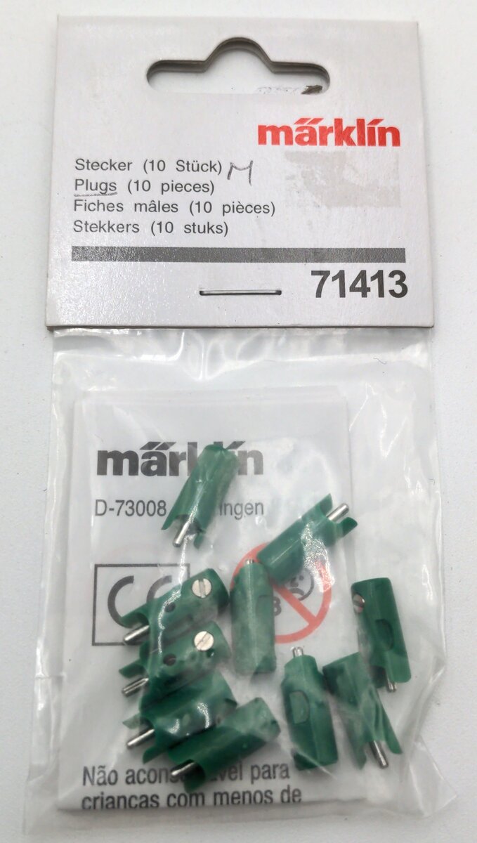 Marklin 71413 Green Plugs (Pack of 10)
