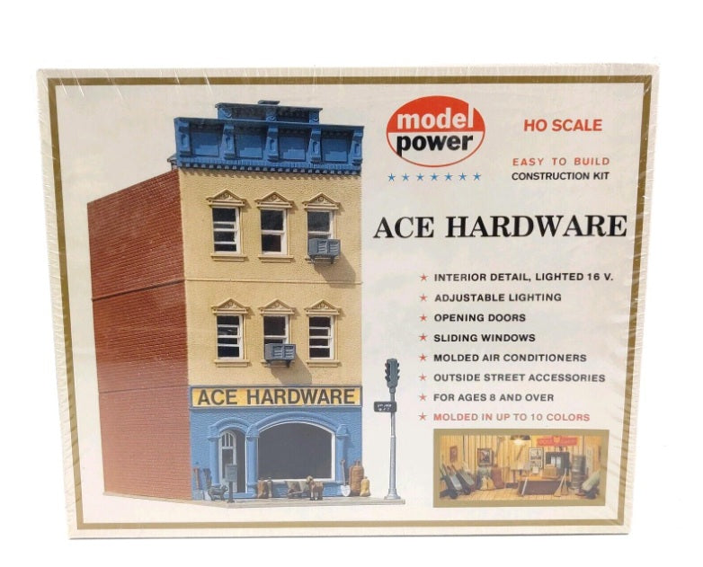 Model Power 461 HO Scale Ace Hardward Construction Kit