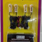 MTH 30-11021 O Scale RailKing Flashing Barricades (Pack of 4)