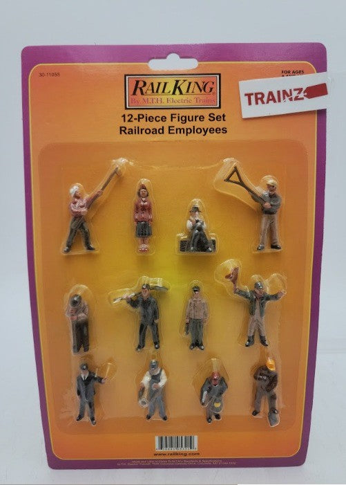 MTH 30-11055 O Scale RailKing Railroad Employees Figure Set #3 (Set of 12)