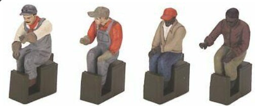 MTH 30-11064 O RailKing Locomotive Cab Figures (Set of 8)