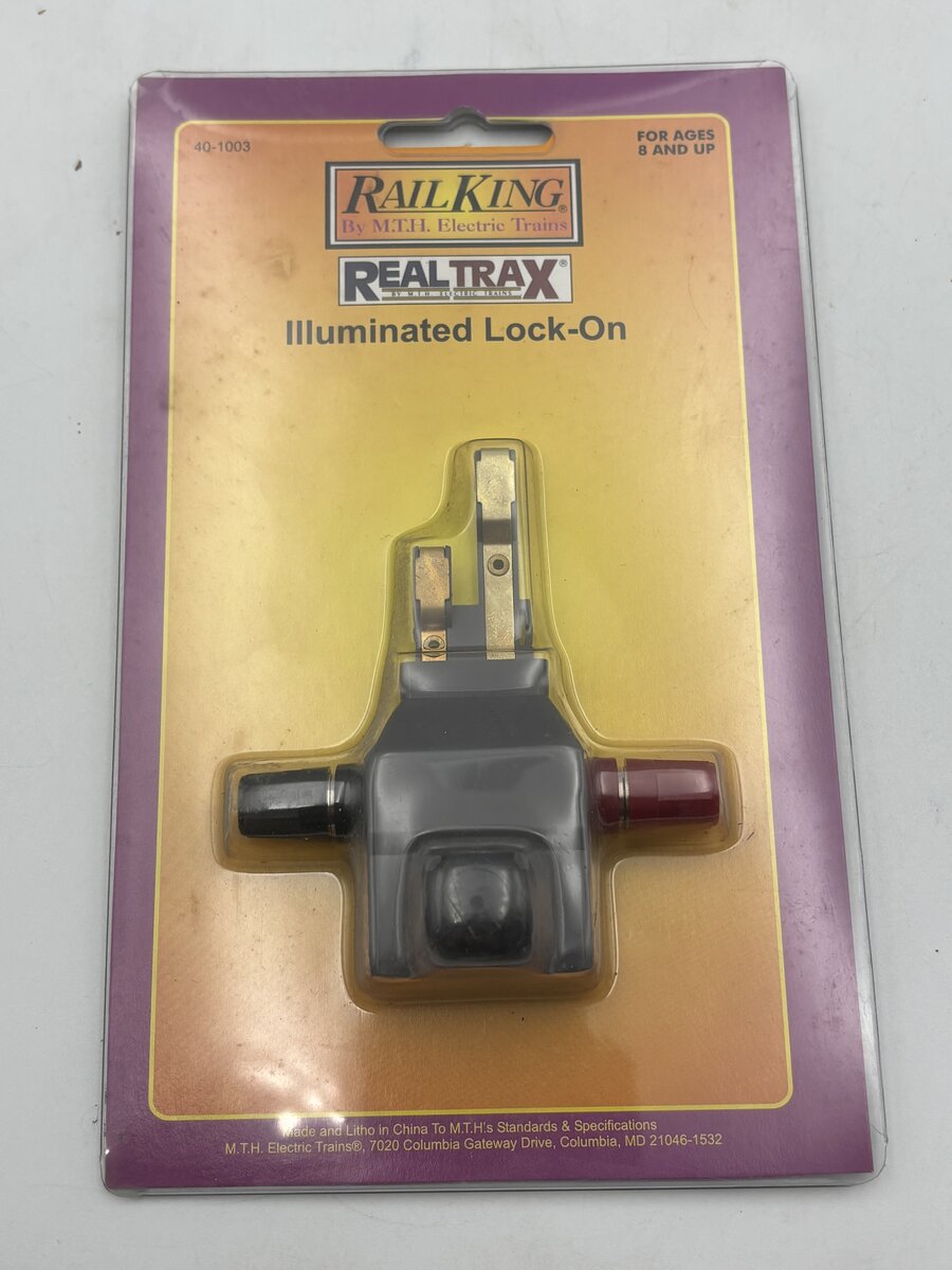 MTH 40-1003 O Scale Railking RealTrax Illuminated Lockon