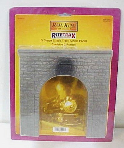 MTH 40-9014 O Gauge RailKing Single Train Tunnel Portal (Pack of 2)