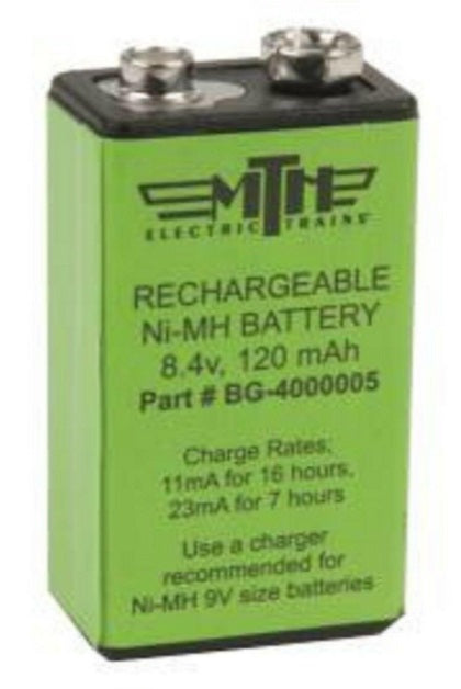 MTH 50-1008 Ni-MH 8.4 Volt 120 mAh Rechargeable Proto-Sound Battery
