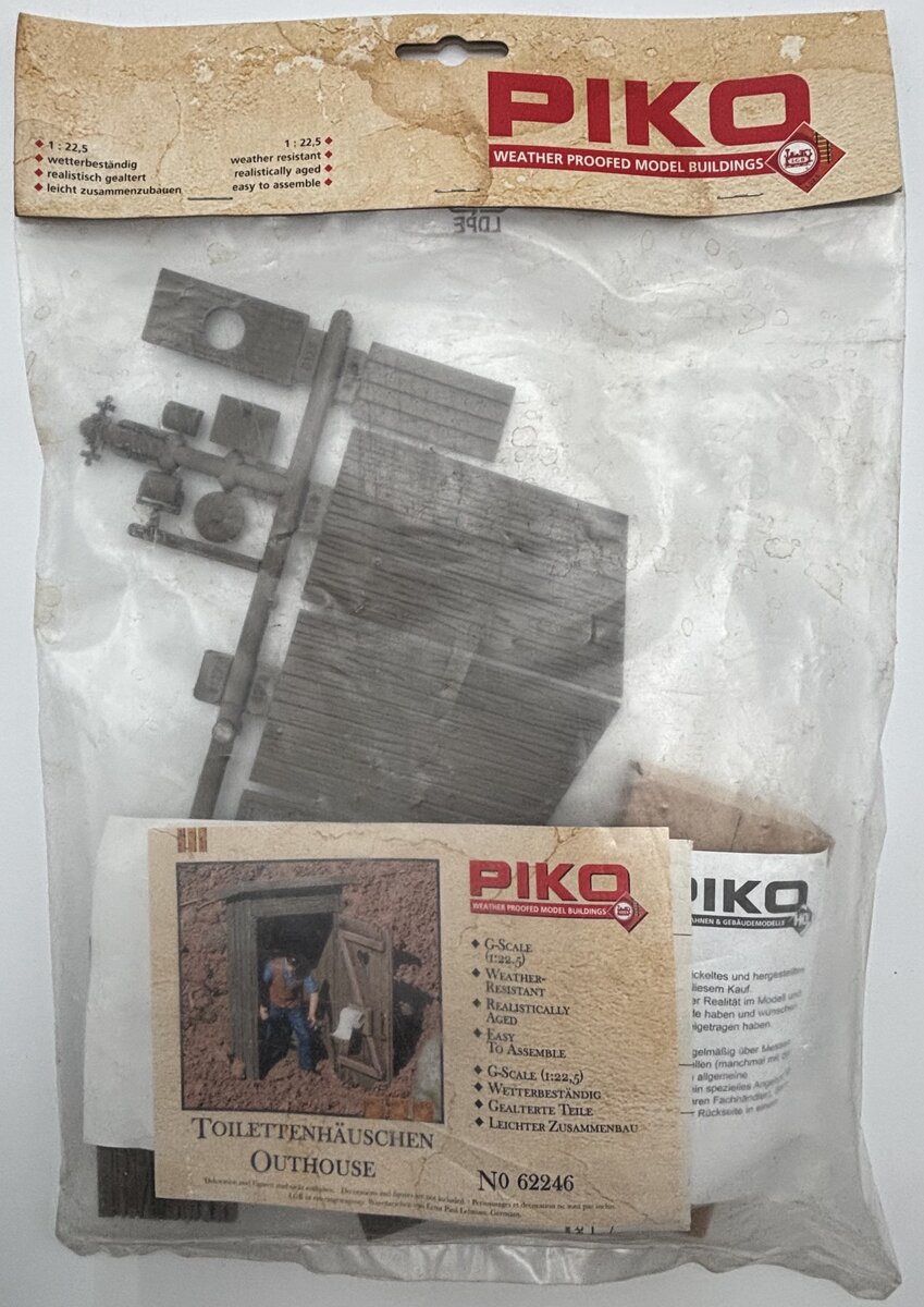 Piko 62246 G Scale Outhouse Kit