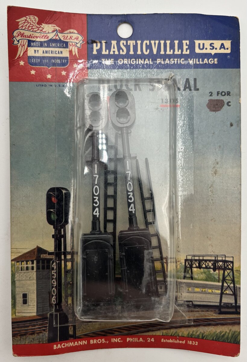 Plasticville 1305 O/S Block Signal (2)