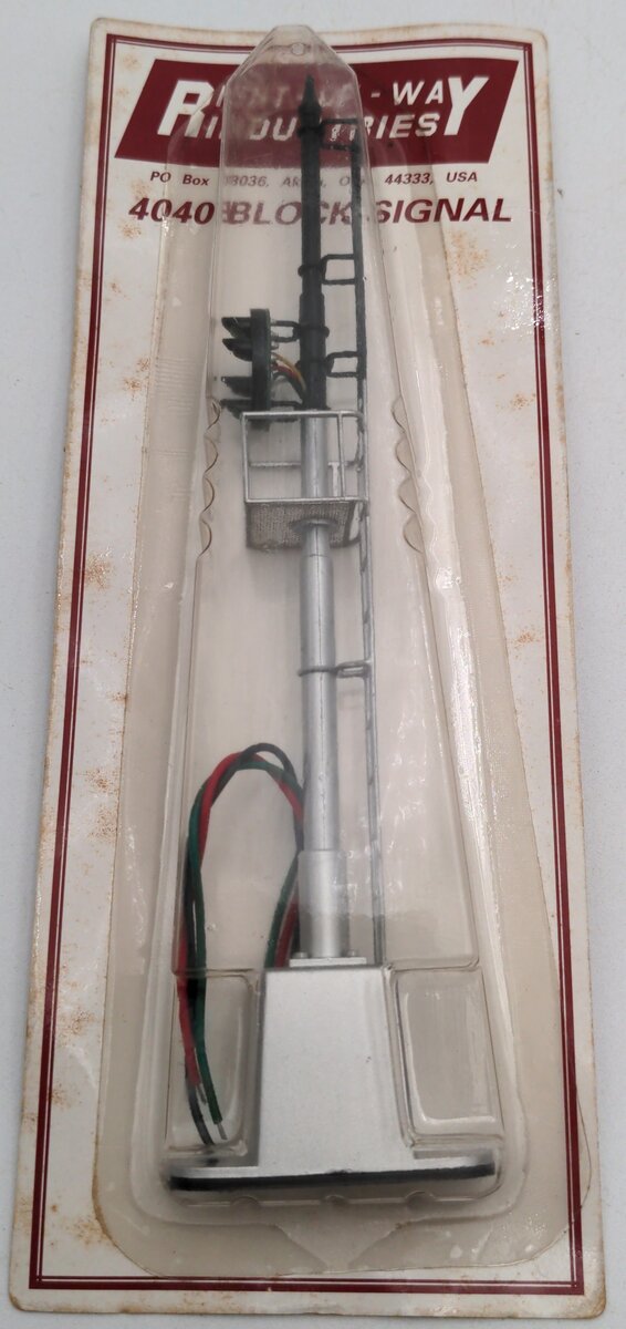 Right-of-Way 4040 O Scale Block Signal