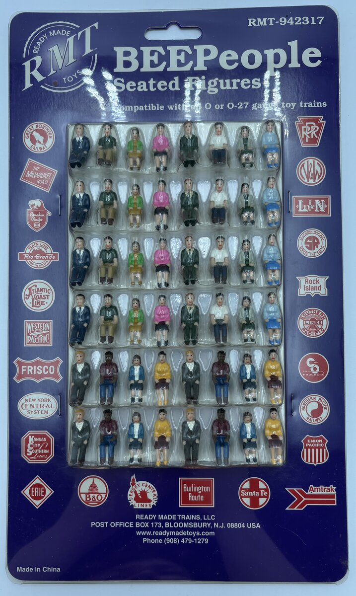 RMT 942317 O And O-27 BEEPeople Seated Painted Figures (Set of 48)