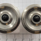 SV SVG G Scale Metal EZ-Roll Wheels with Black Axles (Set of 2)