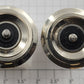 SV SVGBBS G Scale Silver Metal Ball Bearing Wheels (Set of 2)