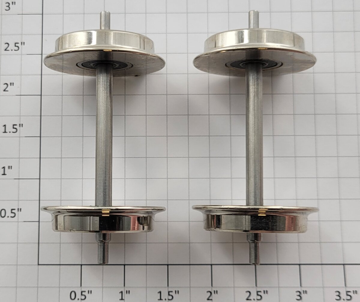 SV SVGBBS G Scale Silver Metal Ball Bearing Wheels (Set of 2)