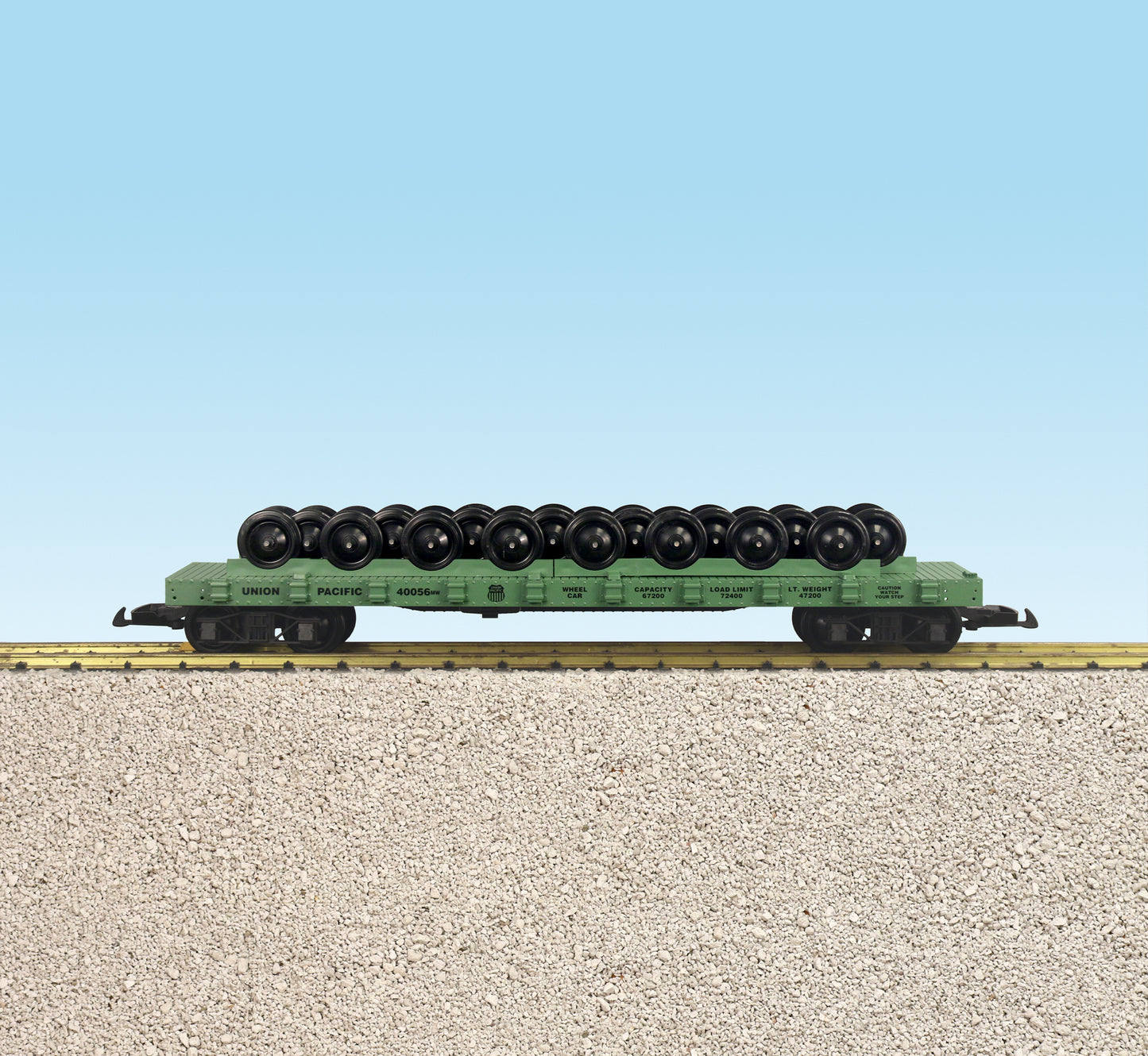 USA Trains R1884 G Green Union Pacific Wheel Car #40056