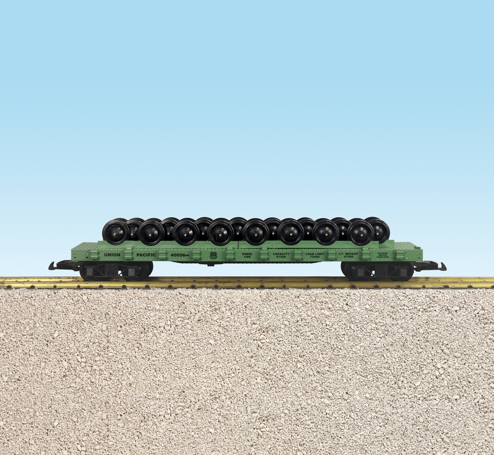 USA Trains R1884 G Green Union Pacific Wheel Car #40056