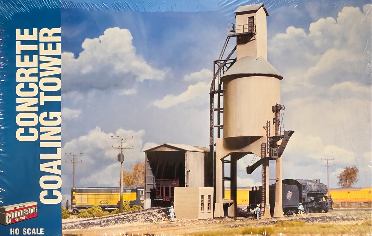Walthers 933-3042 HO Scale Concrete Coaling Tower Building Kit