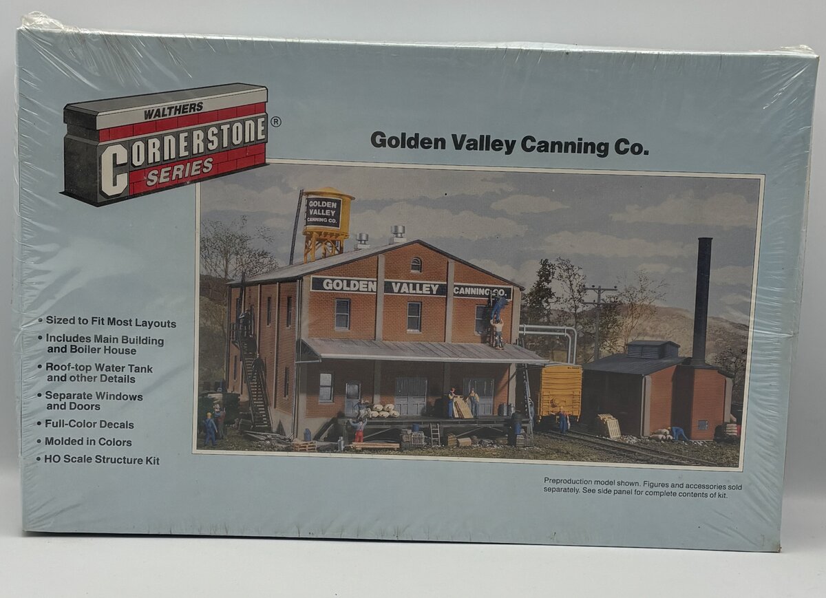 Walthers 933-3018 HO Scale Golden Valley Canning Co. Building Kit
