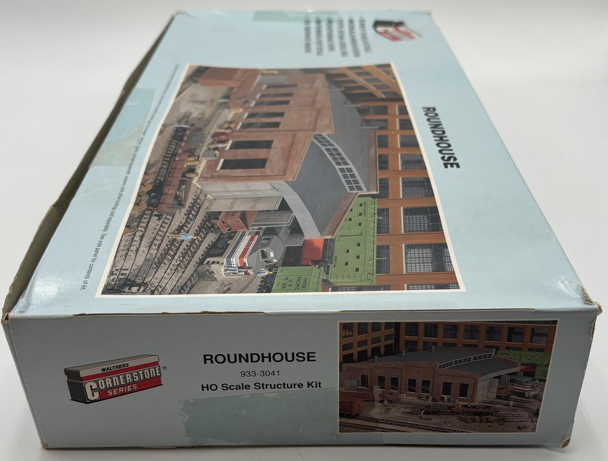 Walthers 933-3041 HO Scale Three Stall Roundhouse Building Kit