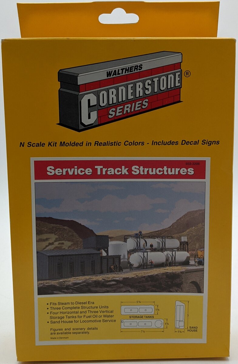 Walthers 933-3206 N Scale Service Track Structures Kit