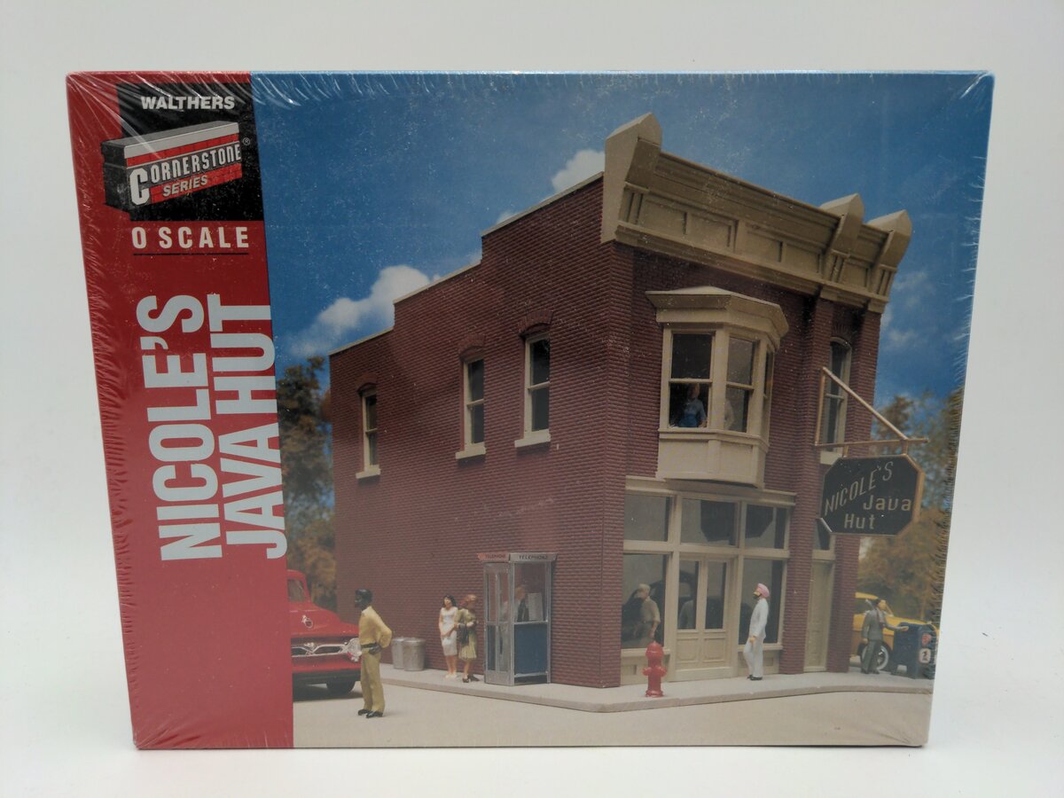 Walthers 933-3302 O Scale Cornerstone Series Nicole's Java Hut Building Kit
