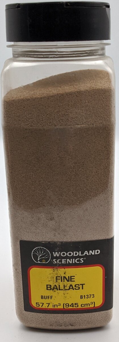 Woodland Scenics B1373 Buff Fine Ballast - 32 oz. Shaker
