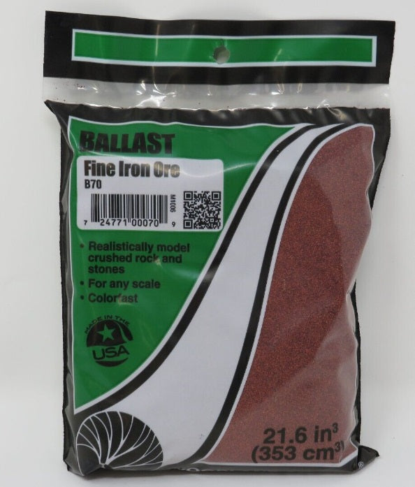 Woodland Scenics B70 Ballast Fine Iron Ore