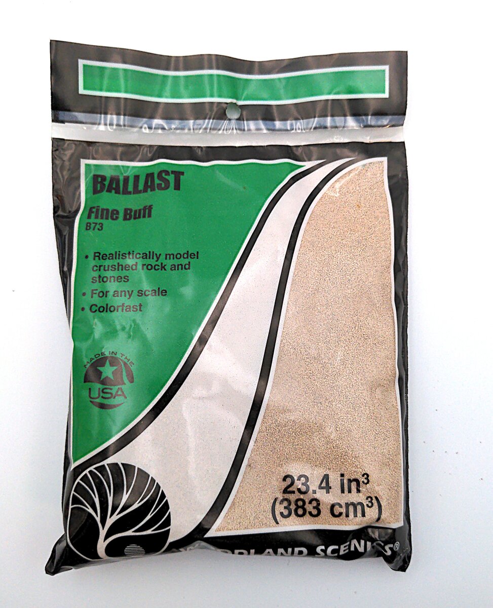 Woodland Scenics B73 Buff Fine Ballast 7 Oz. Bag