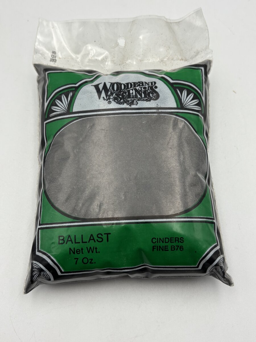 Woodland Scenics B76 Cinders Fine Ballast 7 Oz. Bag