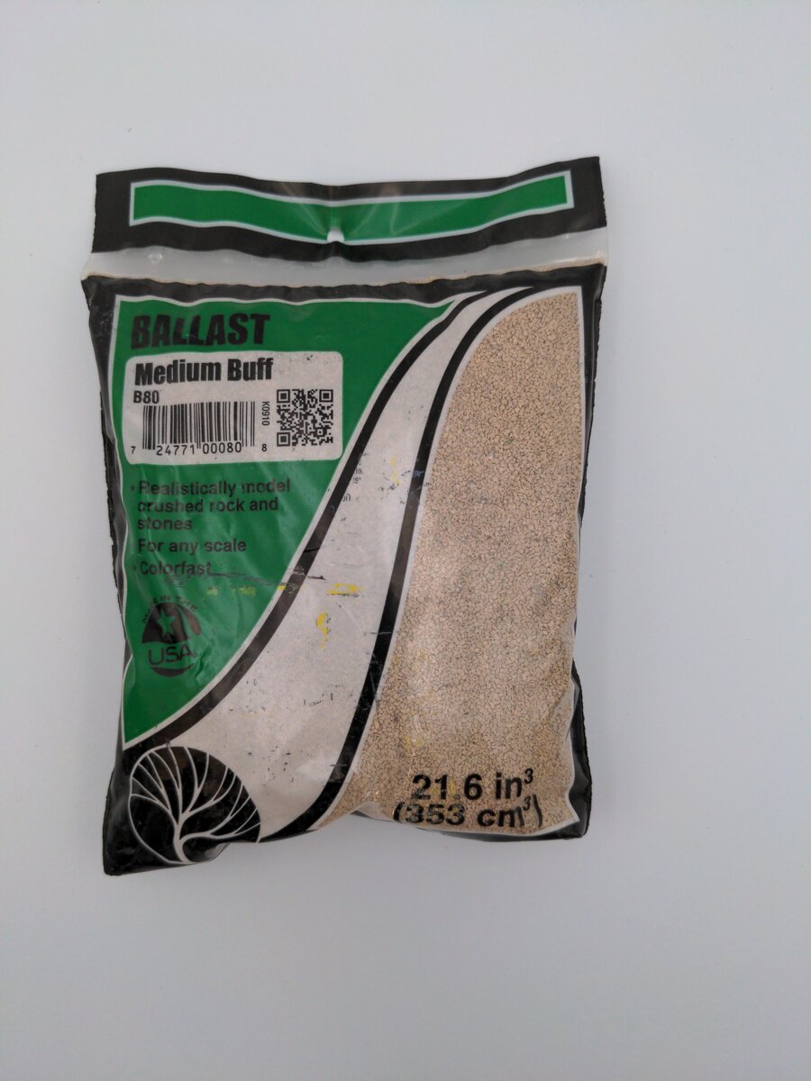 Woodland Scenics B80 All Scale Medium Buff Ballast