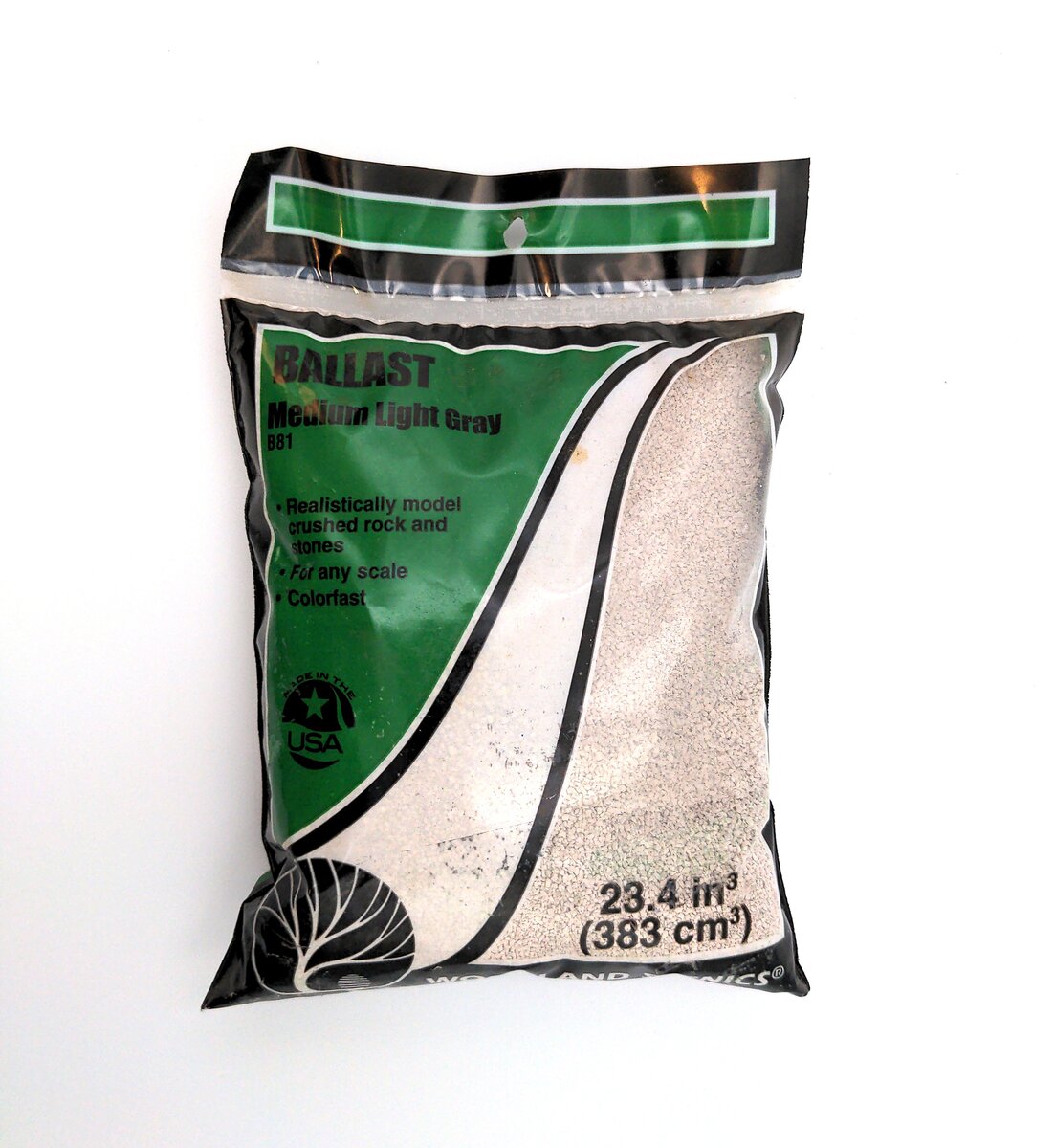 Woodland Scenics B81 Medium Light Gray Ballast