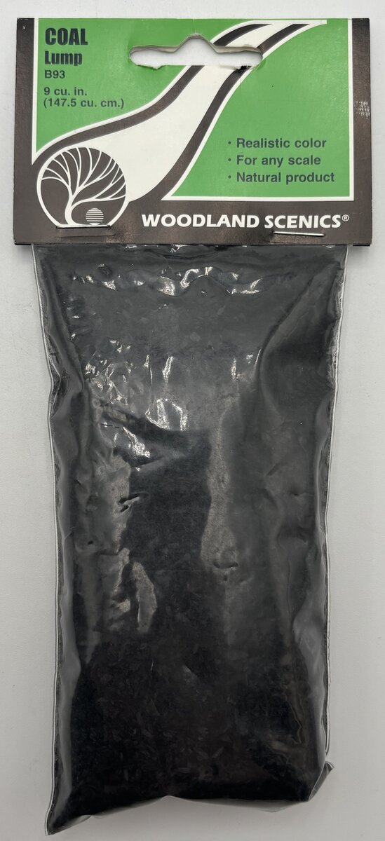 Woodland Scenics B93 Lump Coal 10.8 In3 Bag