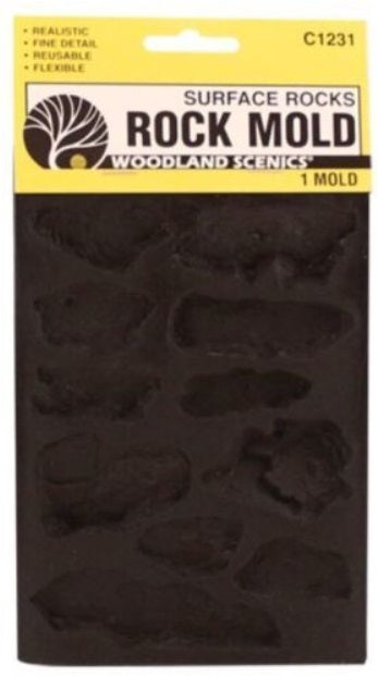 Woodland Scenics C1231 Surface Rocks Mold
