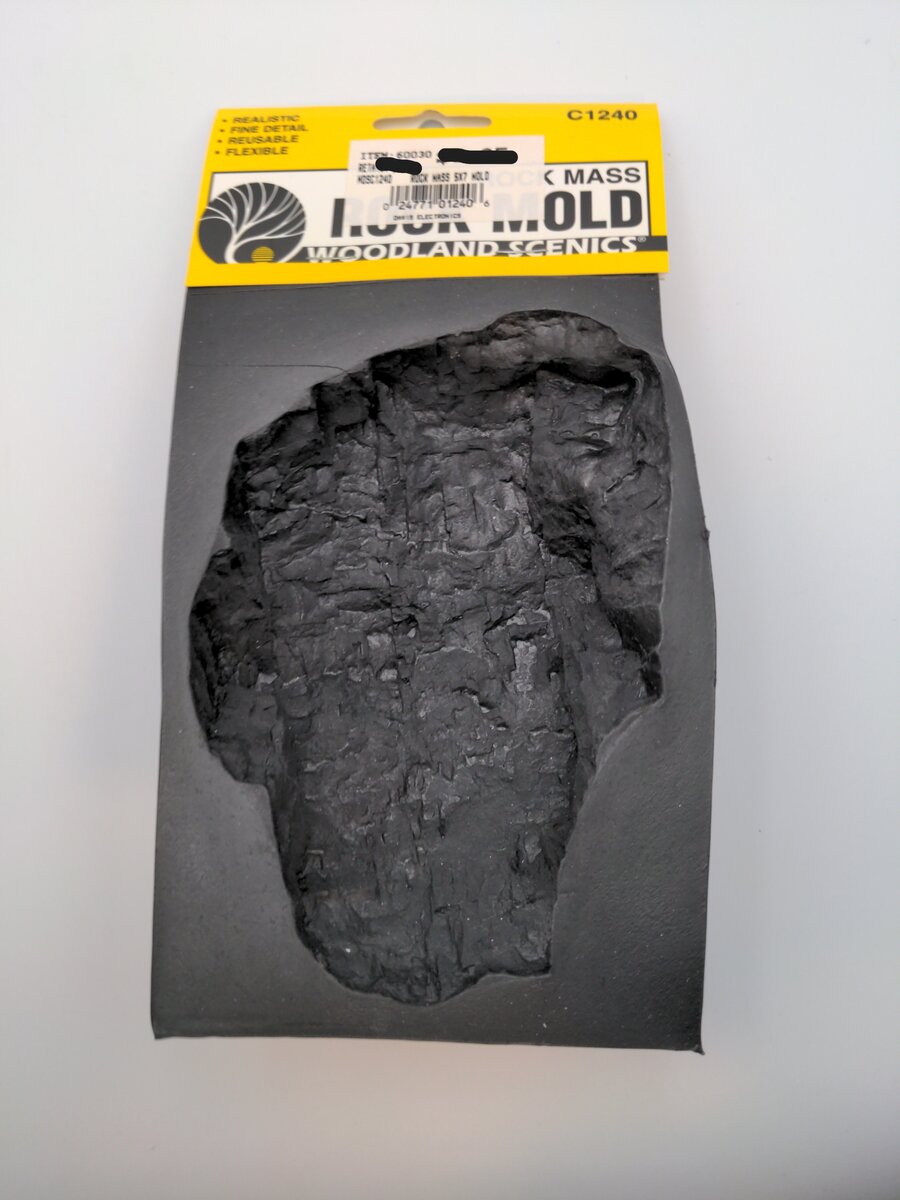 Woodland Scenics C1240 Rock Mass Rubber Rock Mold
