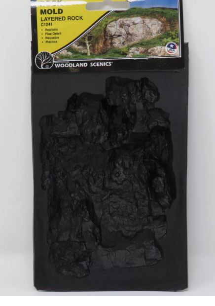 Woodland Scenics C1241 Layered Rubber Rock Mold 5