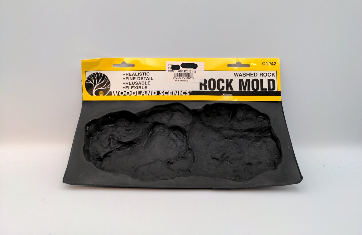 Woodland Scenics C1242 Washed Rubber Rock Mold