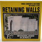 Woodland Scenics C1258 HO Concrete Retaining Walls (Box of 3)