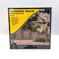Woodland Scenics C1261 HO Scale Random Stone Retaining Walls (Pack of 3)