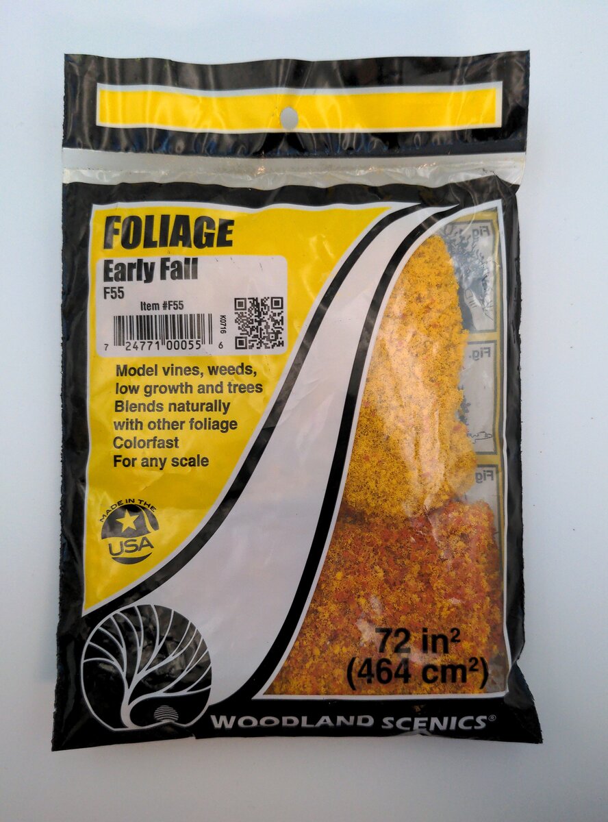 Woodland Scenics F55 Early Fall Mix Foliage 60 Sq. In. Bag