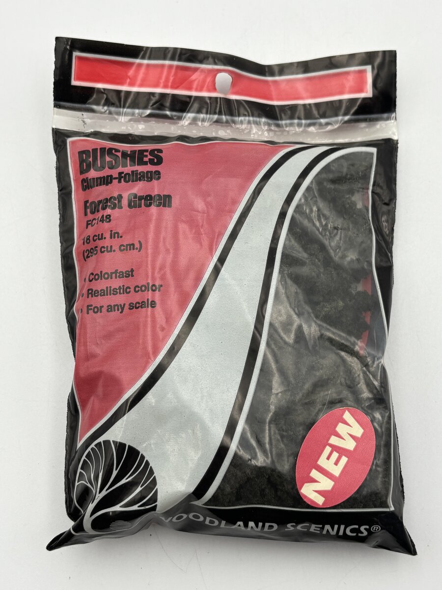 Woodland Scenics FC148 Forest Green Bushes 12 Oz Bag