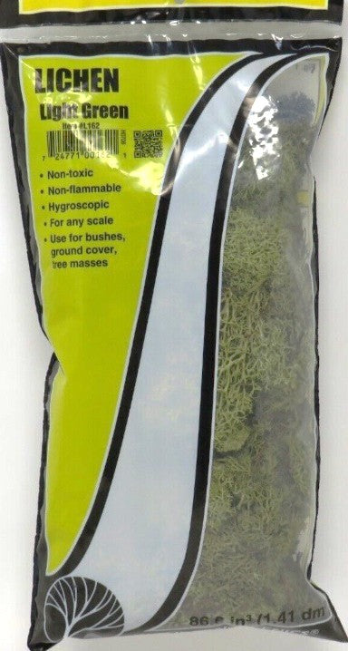 Woodland Scenics L162 Light Green Lichen 48 Oz. Bag