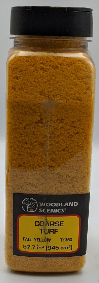 Woodland Scenics T1353 Coarse Turf Fall Yellow - 32 Oz. Shaker
