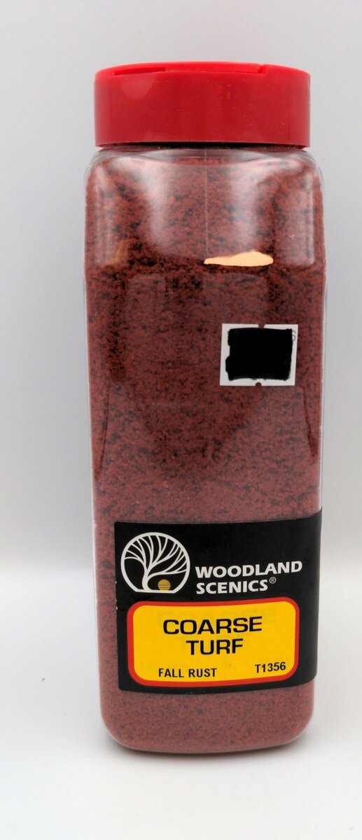 Woodland Scenics T1356 Coarse Turf Fall Rust 32 Oz. Shaker