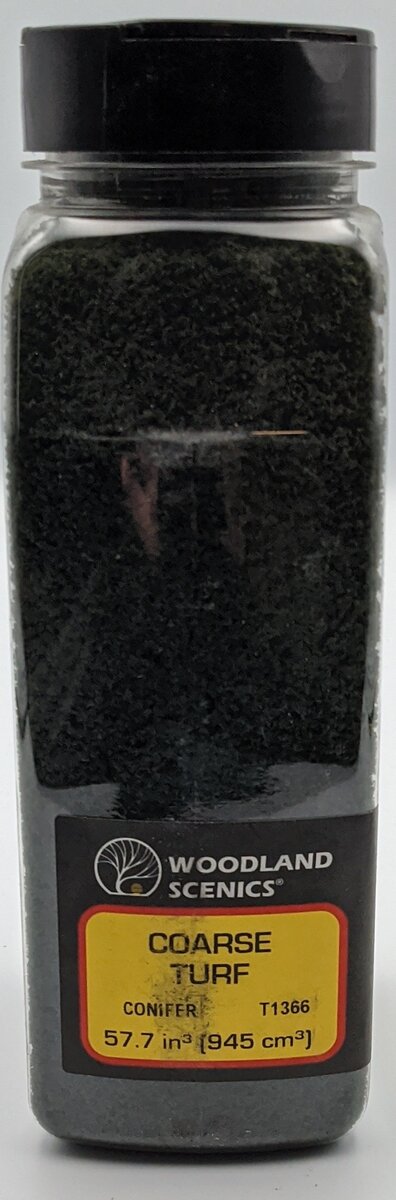 Woodland Scenics T1366 Coarse Turf Conifer 32 Oz. Shaker