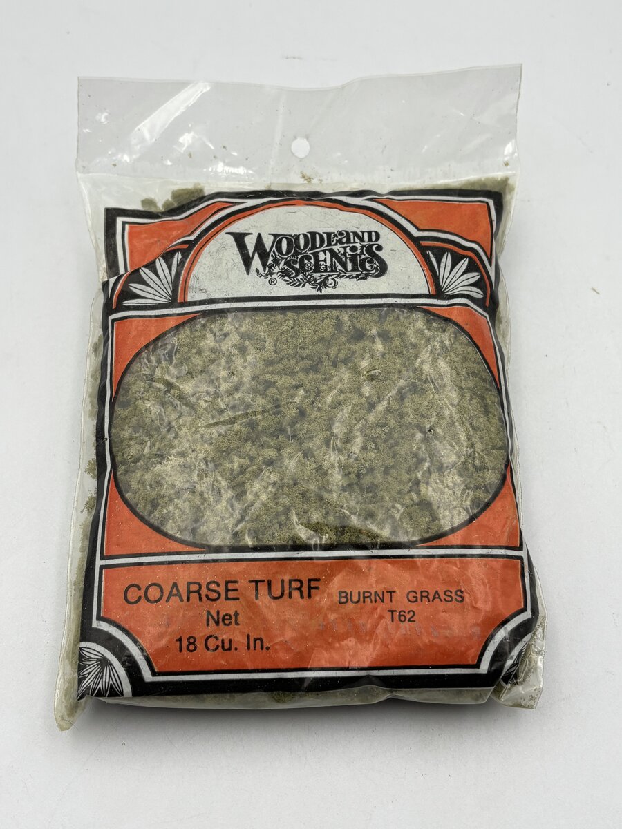 Woodland Scenics T62 Burnt Grass Coarse Turf 18 Cu. In. Bag