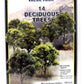 Woodland Scenics TR1572 3"-5" Mixed Green Colors Deciduous Trees (Pack of 14)