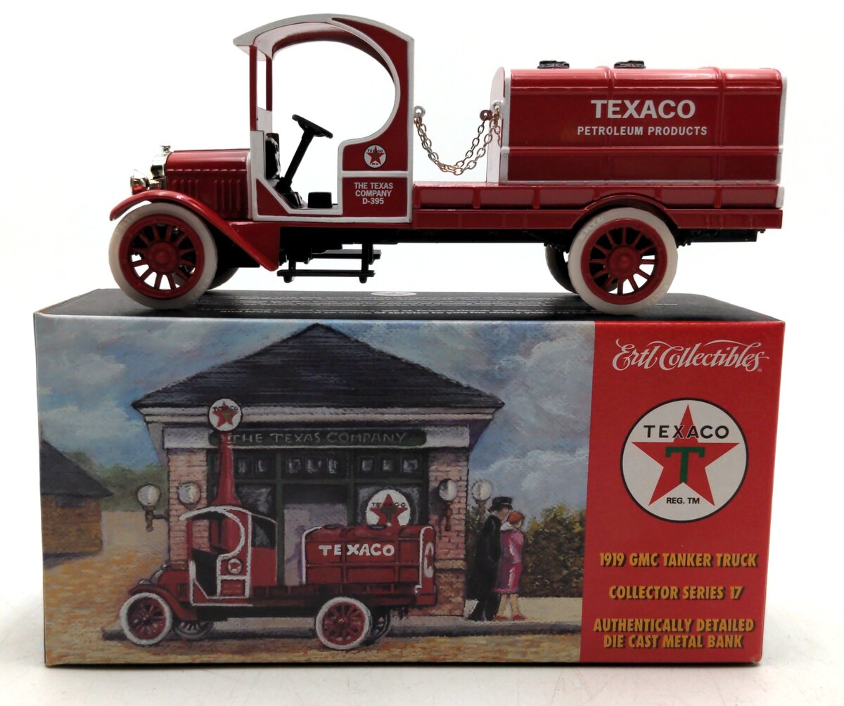 Ertl 19542V 1:25 Texaco 1919 GMC Tanker Truck Coin Bank